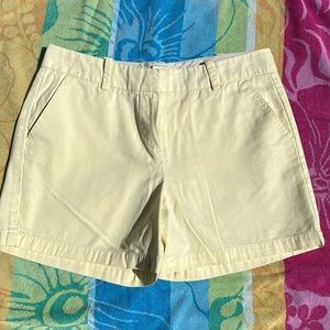 Dreamy creamy yellow khaki shorts-great condition.